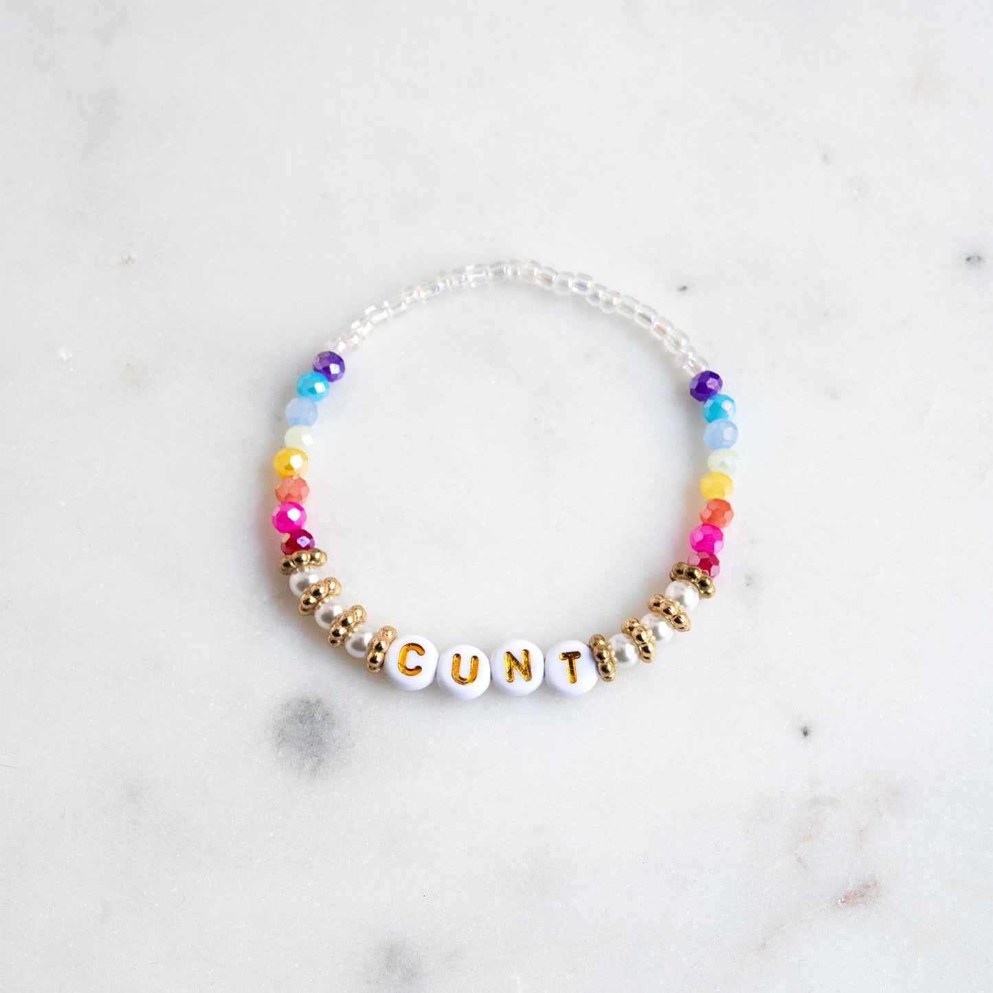 Rainbow Cunt Bracelet